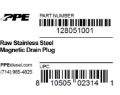 Picture of Magnetic Drain Plug Fits 1280510 PPE Diesel