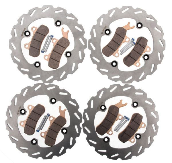 Picture of Race Driven Brake Rotors & Pads Can-Am Defender Max HD10 2017-2021 Front/Rear RipTide