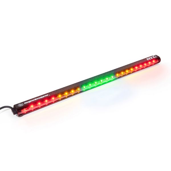 Picture of 30 Inch Light Bar RTL-G Solid Amber, Green Center, Flashing Amber Baja Designs