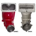 Picture of Monster-Ram Intake Elbow Kit W/Fuel Line 3.5 Inch Red Powder Coated 07.5-18 Dodge/Ram 2500/3500 6.7L Banks Power