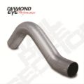 Picture of Exhaust Pipe 4 In. 01-Early 07 Silverado/Sierra 2500/3500 Diesel First Section Driver Side Stainless Diamond Eye