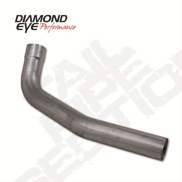 Picture of Exhaust Pipe 3.8 Foot Tubing 4 Inch Outlet 98-02 Ford E-Series Second Section Pass Steel Aluminized Diamond Eye