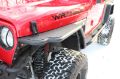 Picture of Jeep TJ Tube Fenders Front 3 Inch Flare 97-06 Wrangler TJ Steel Black Textured Powdercoat Fishbone Offroad