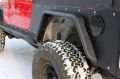 Picture of Jeep TJ Tube Fender Set Of 4 Front and Rear 97-06 Wrangler TJ Steel Black Textured Powdercoat Fishbone Offroad