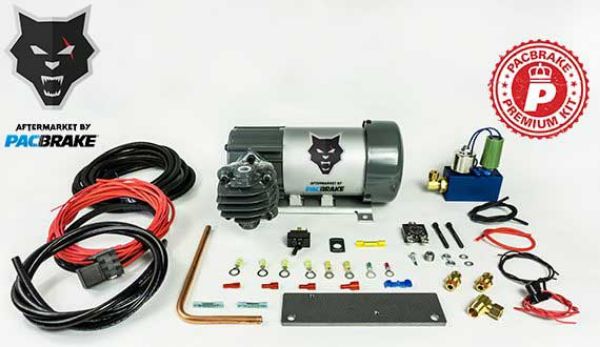 Picture of 12V HP625 Series Heavy Duty Air Compressor Kit W/HP10625H Air Compressor The Entire Unloader Block Assembly Kit W/Pre-Built Harnesses Kit HP10116 Pacbrake