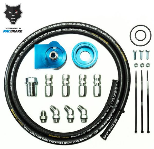 Picture of Universal Mounting Remote Oil Filter Kit For Cummins Engines with Filter Thread of 1 1/8 inch x 16 UN Pacbrake