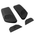 Picture of Jeep Air Hood Scoops for 18-22 Wrangler JL Rubicon 2.0L, 3.6L, 20-22 Jeep Gladiator 3.6L Scoops Only Kit S&B