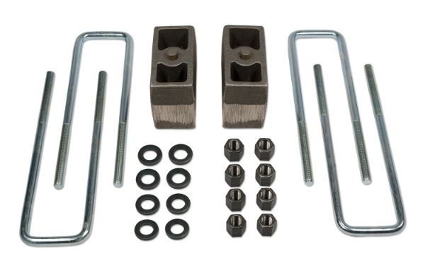 Picture of 4 Inch Rear Block & U-Bolt Kit 88-98 Chevy/GMC Truck 1500 2500 & 3500 4WD 92-98 Chevy/GMC Suburban 1500 & 2500 4WD/94-98 Tahoe/Yukon 4WD Tuff Country