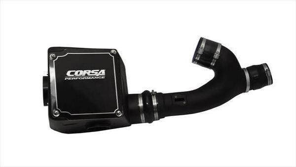Picture of Closed Box Air Intake with PowerCore Dry Filter 2011-2011 Ford F-150 EcoBoost Corsa Performance