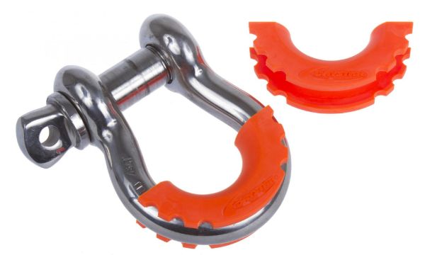 Picture of D-RING / Shackle Isolator Fluorescent Orange Pair Daystar