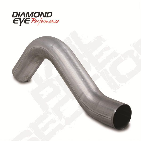 Picture of Exhaust Pipe 4 Inch 01-07.5 Silverado/Sierra 2500/3500 First Section Pass Stainless Diamond Eye