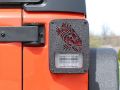 Picture of Jeep JK Tail Light Covers 07-18 Wrangler JK Black Textured Powdercoat Fishbone Offroad