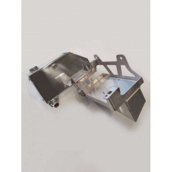 Picture of No Limit Factory Replacement Aluminum Coolant Tank Polished 6.7 Power Stroke