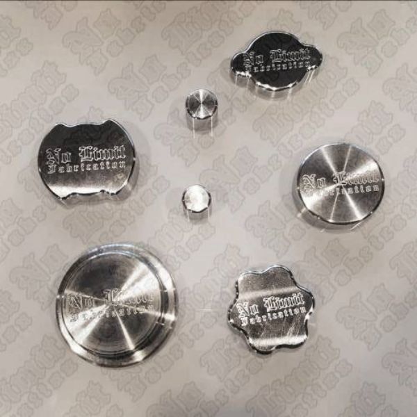 Picture of No Limit Complete Cap Set for 2020+ Ford PowerStroke Polished