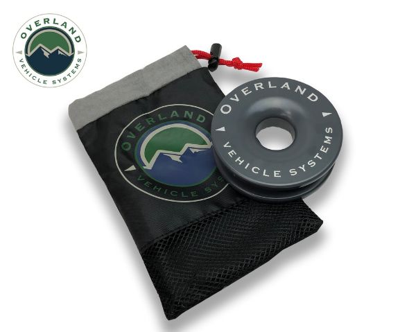 Picture of Recovery Ring 4.00 Inch 41,000 LBS Gray With Storage Bag Universal Overland Vehicle Systems