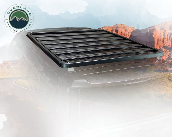 Picture of Roof Rack 51 Inch Black Powdercoat Aluminum Down Range Rack Overland Vehicle Systems