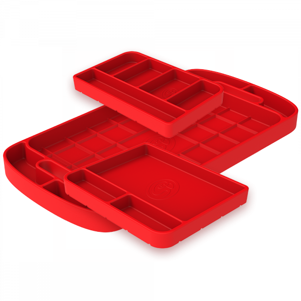Picture of Tool Tray Silicone 3 Piece Set Color Red S&B