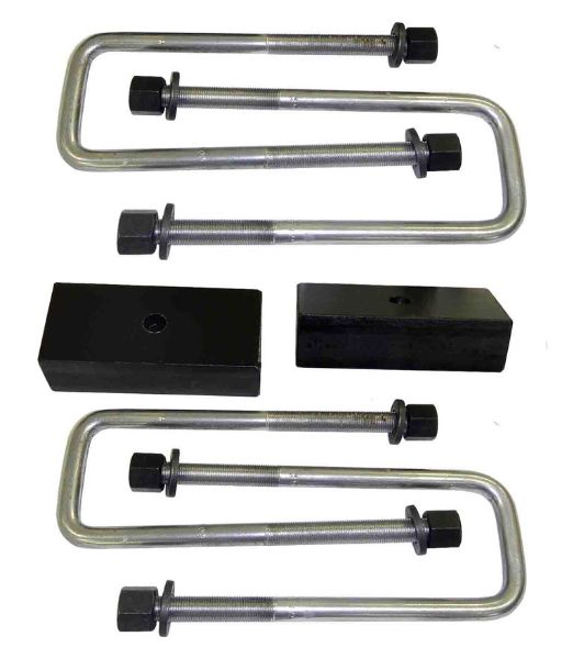 Picture of Heavy Duty Rear Block and U-Bolt Kit 2 Inch for 2001-06 Tundra SuspensionMaxx
