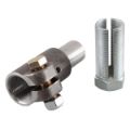 Picture of Double Adjuster Tube Adapter 7/8 Inch-18 Left Hand Thread 1 Inch ID Tube Synergy MFG