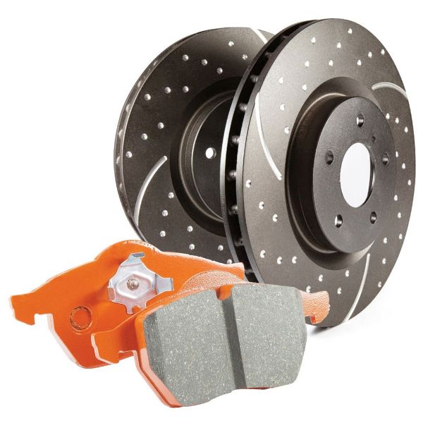 Picture of EBC Stage 8 Extra-Duty Brake Pads and GD Rotors Front Kit