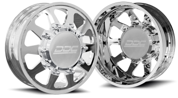 Dually Wheels The Ten Forged 20x8.25 8x165 Polished 94-18 Dodge Ram 3500 92-10 Silverado/Sierra 3500 87-97 Ford F-350 DDC Wheels