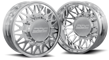 Dually Wheels The Mesh Forged 20x8.25 8x165 Polished 94-18 Dodge Ram 3500 92-10 Silverado/Sierra 3500 87-97 Ford F-350 DDC Wheels
