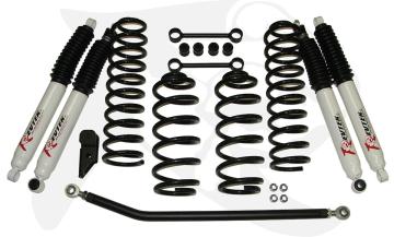 Jeep JK 3.0 Inch Front 2.0 Inch Rear Coil Spring Lift 07-15 Jeep Wrangler JK Revtek