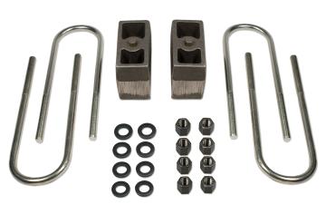 4 Inch Rear Block & U-Bolt Kit 73-87 Chevy Truck/GMC Truck/73-91 Suburban/Tahoe/Jimmy 1/2 Ton 4WD Tuff Country