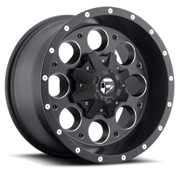 Aluminum Wheels 17X9 Revolver D525 5 On 114.3/5 On 127 Matte Black/Milled 78.1 Bore -12 Offset Fuel Off Road Wheels