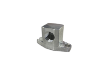 Duramax 1/2 Inch NPT Turbo Oil Drain Flange For 01-16 Silverado/Sierra 2500/3500 G&R Diesel