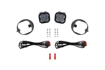 SS3 Max Honda Element LED Fog Light Kit, White SAE Fog Diode Dynamics
