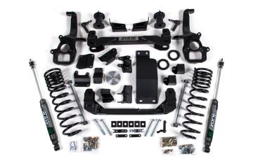 19-23 RAM 1500 4WD 4 Inch Front 3 Inch Rear Lift Kit With OE 22in Wheels Fox Shocks Zone Offroad