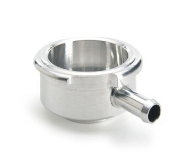 Natural Finish Billet Filler Neck With Large Overflow Fitting Be Cool Radiator