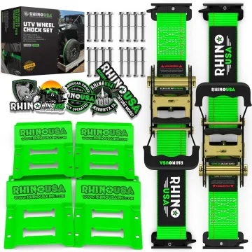 rhino usa UTV Wheel Chock Tie-Down Kit 