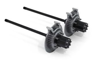 07-18 Wrangler JK Dana 44 Rear Axle 8-Lug Full-Float Conversion & Slotted Big Rotors-30-Spline TeraFlex