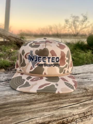 Injected Motorsports Old School Camo Duck Trucker Hat 