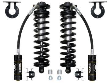 2005-2023 Ford F-250/F-350 Super Duty 4WD 2.5-3 Inch Lift V.S. 2.5 Series Coilover Conversion Kit Remote Reservoir W/ Caster Cams Icon Vehicle Dynamics