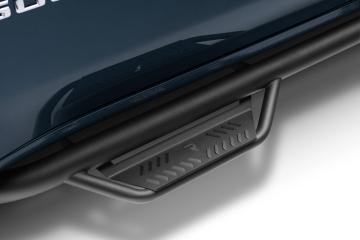 Podium Step LG Cab Length (2 Steps per Side) 3 Inch Main Tube Diameter 2019 (New Body Style)-2025 Chevy Silverado/GMC Sierra 1500/2020-2025 2500 HD/3500 HD Double Cab Textured Black NFab