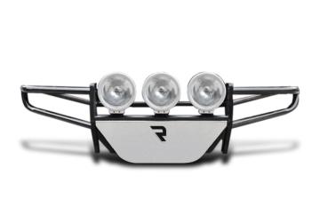 RSP PreRunner Front Bumper 30 Inch Multi-Mount (3-9 Inch Lights) with Skid Plate 2006-2018 Toyota FJ Cruiser Textured Black NFab