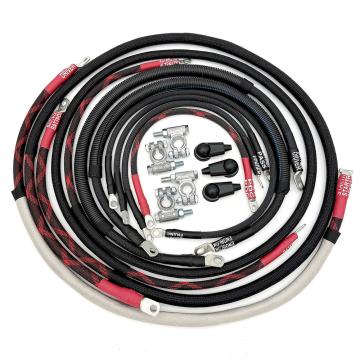 Dodge Cummins Diesel - 3rd Gen (03-09) - 02-05 - 5.9/6.7 2/0GA - HO Alternator - w/Black Red/Spyder Wrap Big7Kits