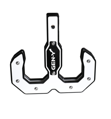 Hulk 2.0 16K Tow Hook 2 Inch Shank Black/White Gen Y Hitch