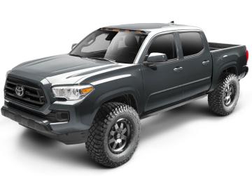 AeroCab Pro Marker Light Color Match w/ Continuous LED for 2021-2023 Toyota Tacoma Magnetic Grey Metallic AVS