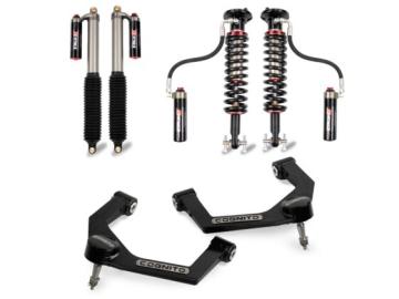 Cognito 2.5-inch Elite Leveling Kit with Elka 2.5 Reservoir shocks for 21-23 Ford F-150 2WD/4WD