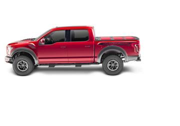 Tonneau Cover Fusion 2017-2018 Ford F-150 5 Foot 7 Inch Bed Blue Lightning Effect UnderCover