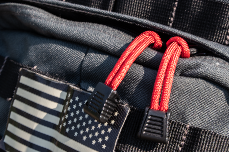 Paracord Zipper Pulls 5 Pcs Mango Fishbone Offroad