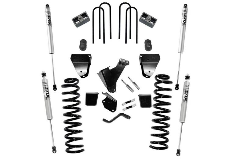 6 Inch Lift Kit 2005-2007 Ford F-250/350 4WD Diesel Engine without 4-Link Conversion without Replacement Radius Arms with Fox 2.0 Series Shocks Superlift