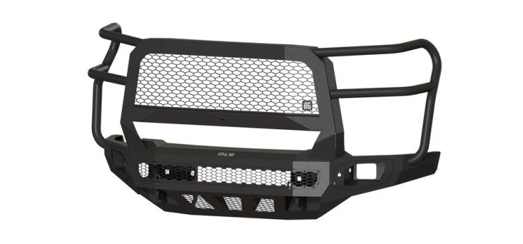 Freedom Front Bumper Extreme For 2024-2026 Silverado 2500/3500 HD Non-winch No Sensor Cutouts With Mesh Grill With Camera Harness Bare Metal Bodyguard Bumpers