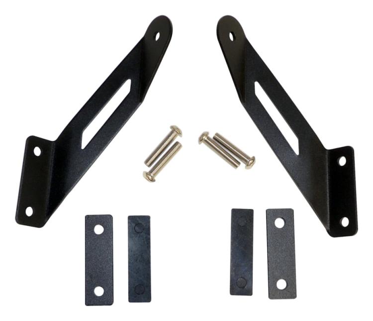 Auxiliary Light Mounting Bracket 2007-2018 JK Wrangler Fits PN[ER28083] 21.5 Inch LED Light Bar Textured Black RT Off Road