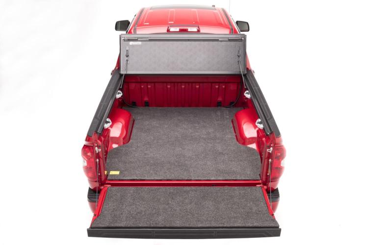 Bedmat For Spray-In Or No Bed Liner 22-25 Toyota Tundra 5'6 inch Bed 3/4 Inch Thick For Use w/Spray On Bed Liner And Non Liner Applications Charcoal BedRug