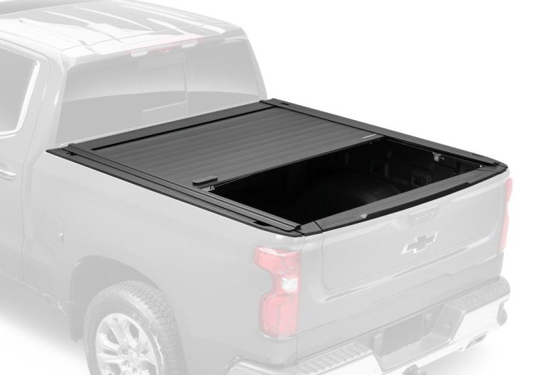 RetraxPRO MX Retractable Tonneau Cover Rugged Aluminum Construction Matte Black 2015-2020 Ford F-150 6' 7 inch Bed without Stake Pockets